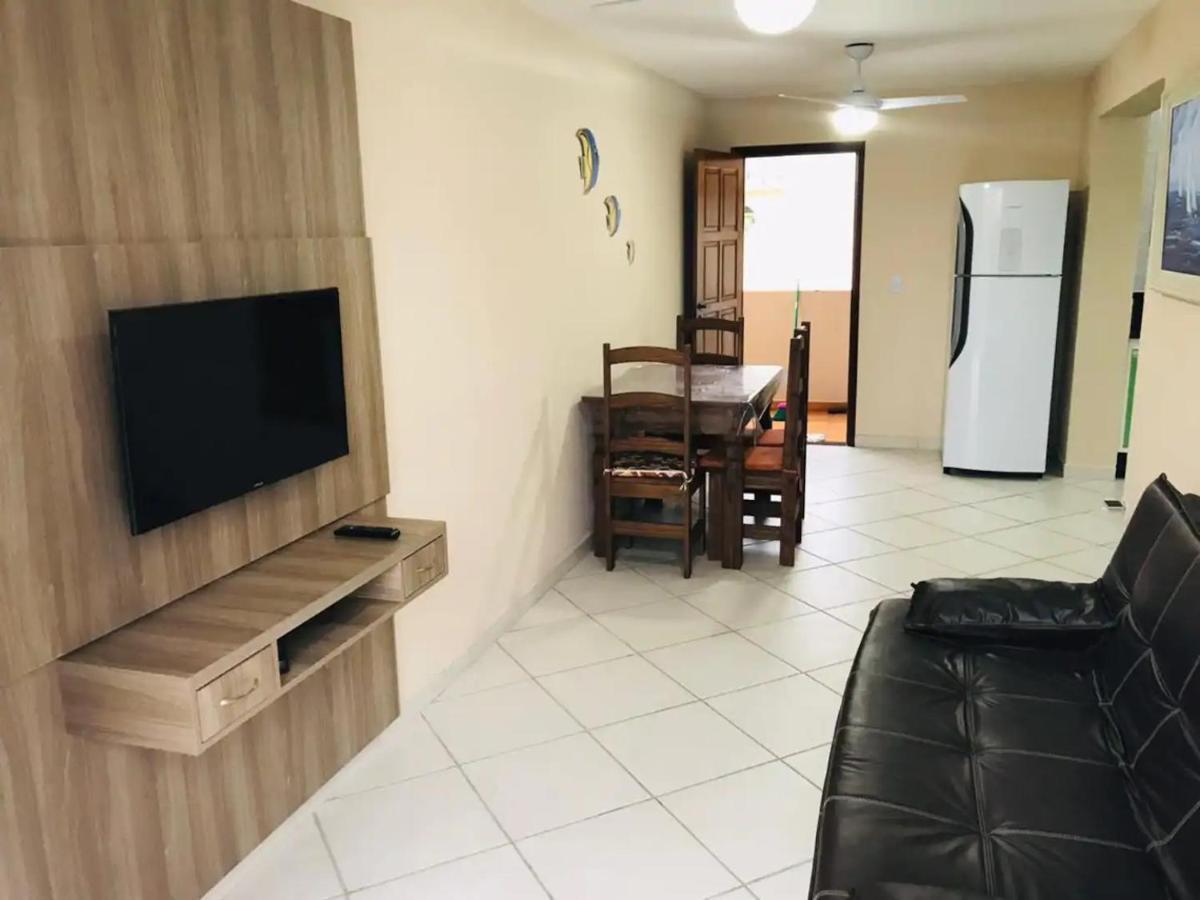 Lindo apê 1 min a pé da areia da Praia Grande-O mais perto! com Varanda Ubatuba Exterior foto