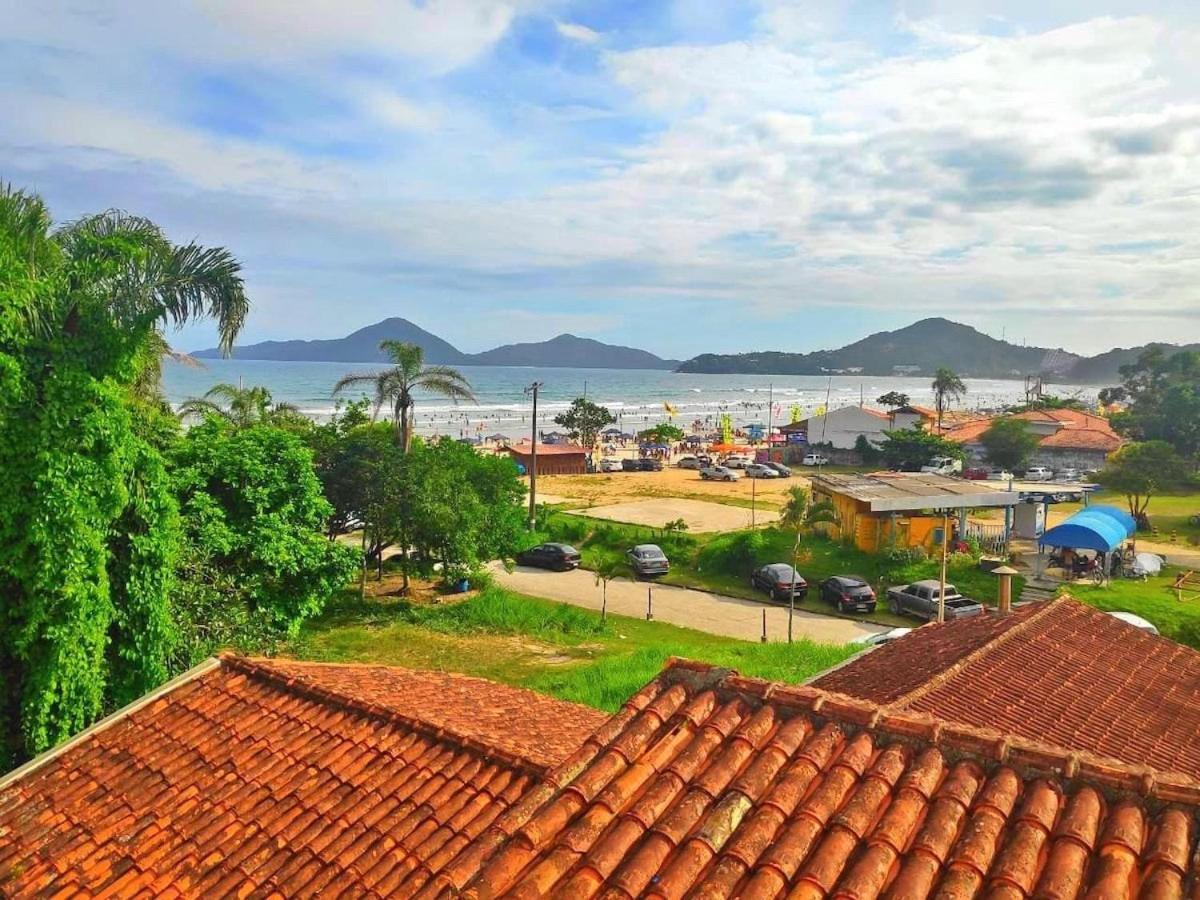 Lindo apê 1 min a pé da areia da Praia Grande-O mais perto! com Varanda Ubatuba Exterior foto